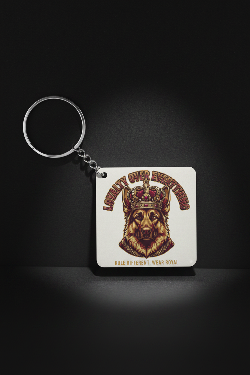 Crown & Crest Keychain
