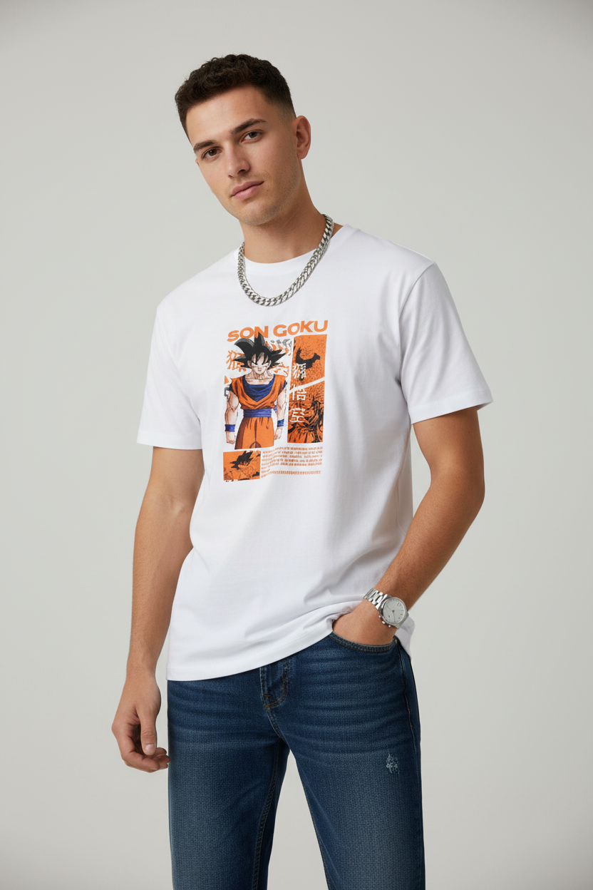 ⚡ Son Goku Saiyan Graphic T-shirt