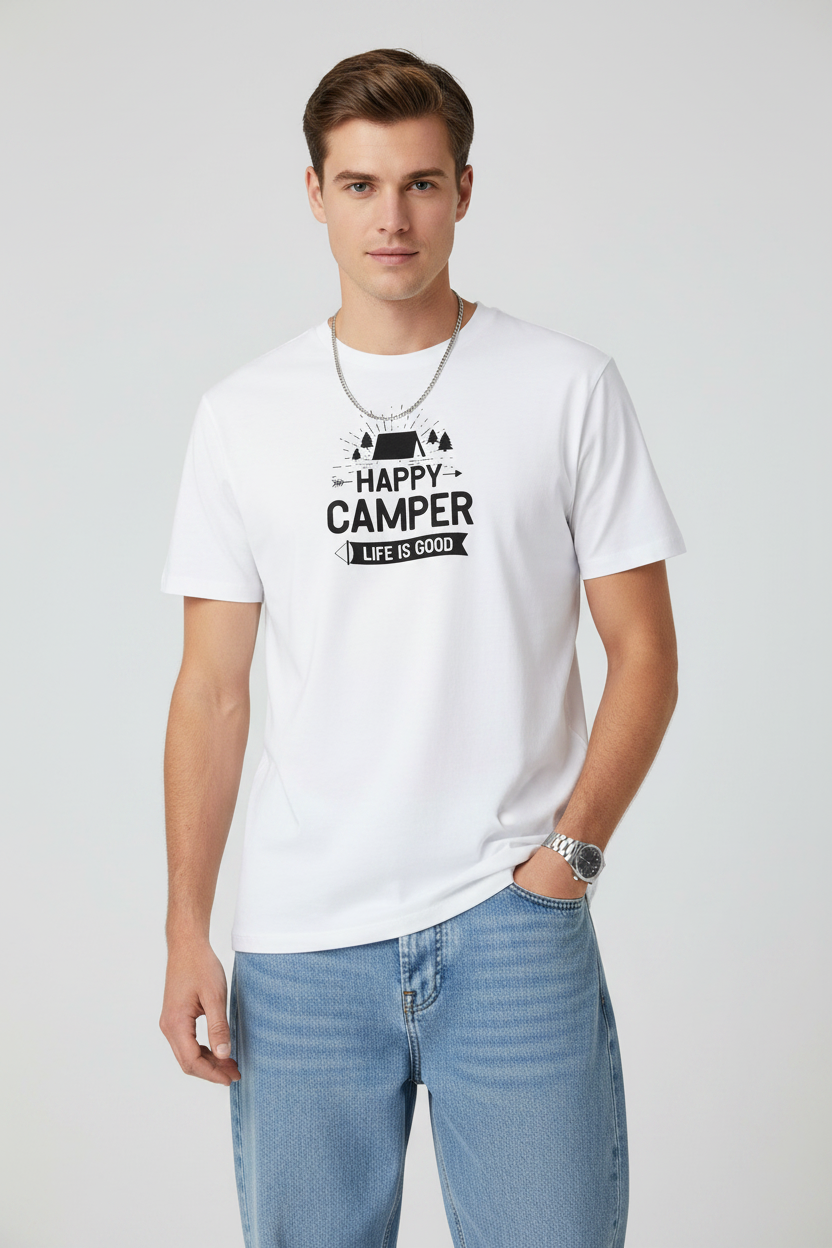 ⛺ Happy Camper Life Is Good T-shirt