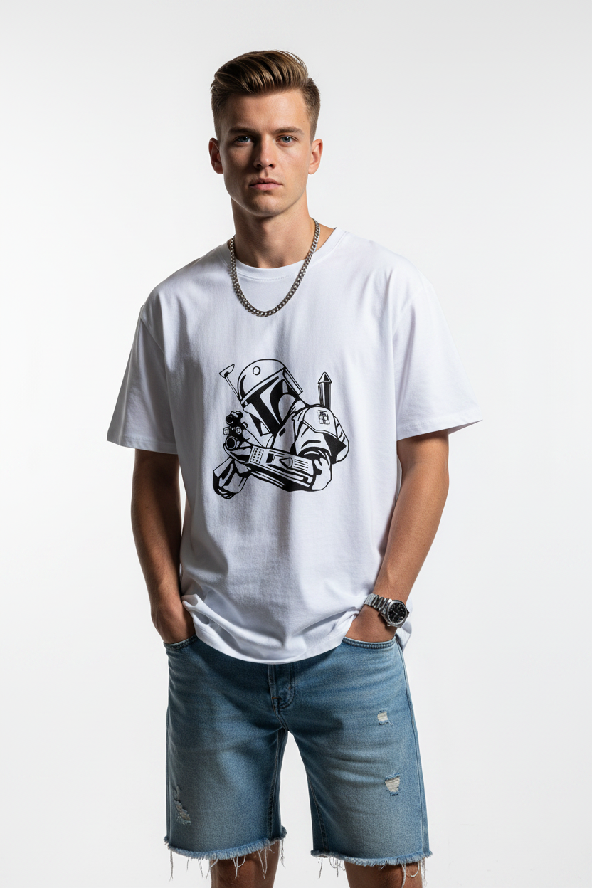 Bounty Hunter Star Wars Graphic T-shirt | The Royal Cartel Fashion