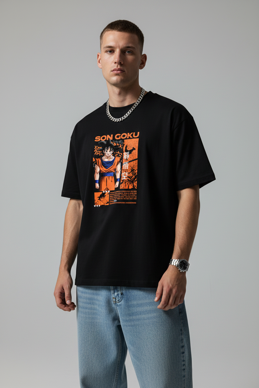 ⚡ Son Goku Saiyan Graphic T-shirt