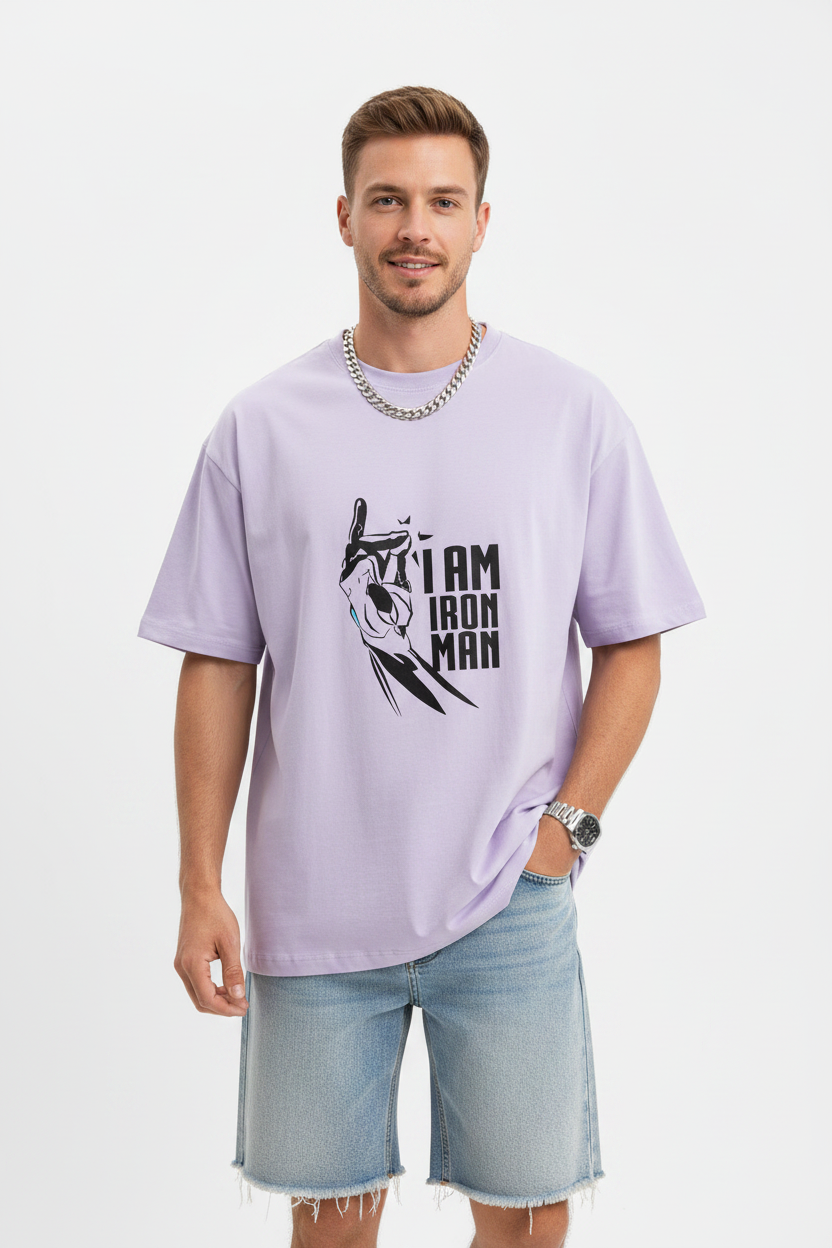 🦾 I Am Iron Man Graphic T-shirt | The Royal Cartel Fashion
