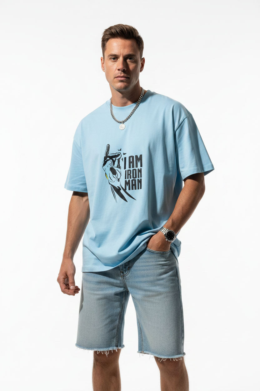 🦾 I Am Iron Man Graphic T-shirt | The Royal Cartel Fashion