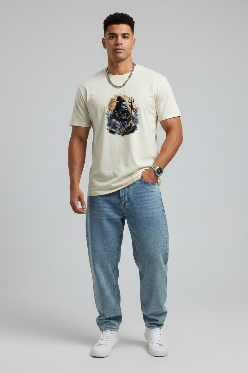 🔱 Mahadev Himalaya Temple Graphic T-Shirt