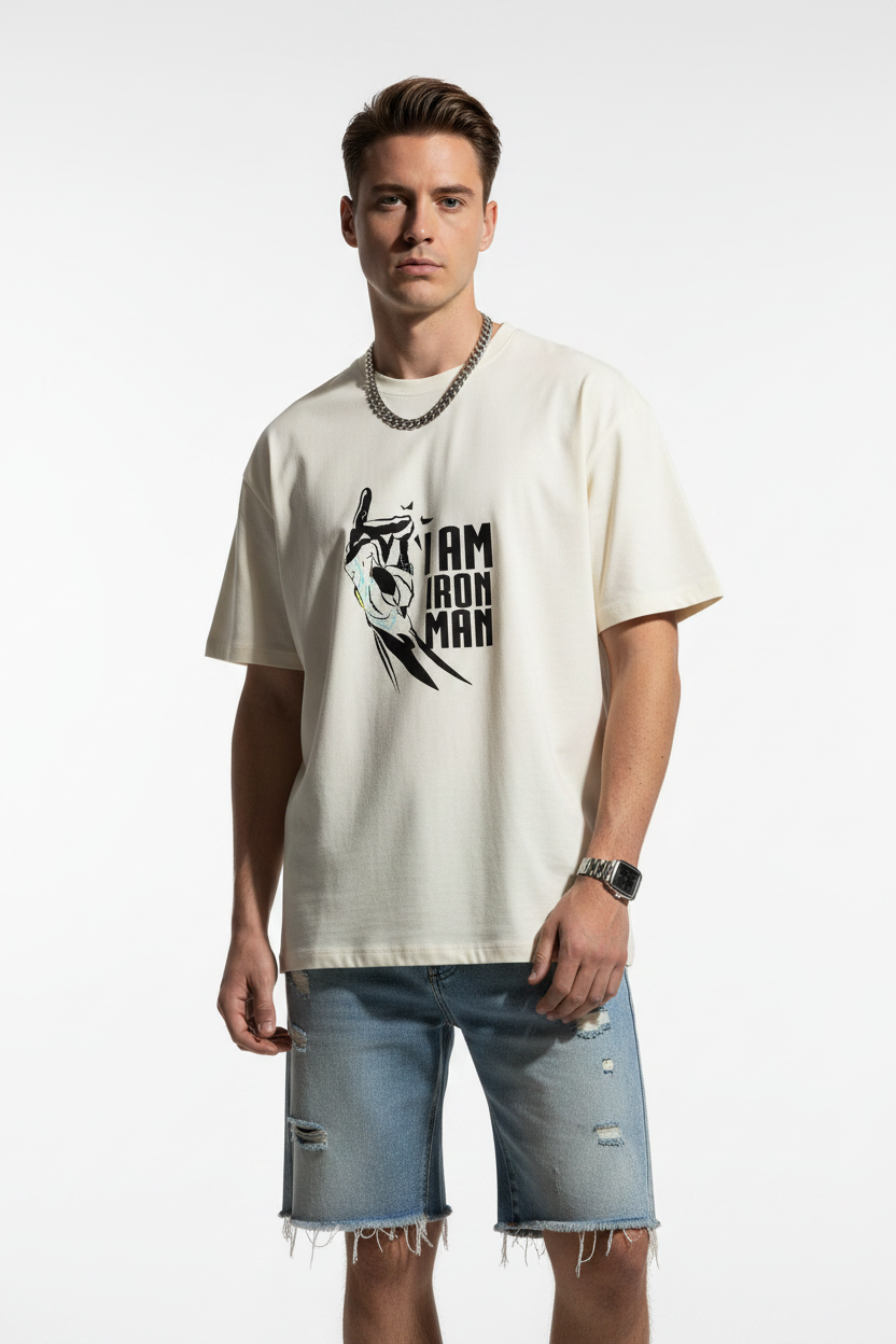 🦾 I Am Iron Man Graphic T-shirt | The Royal Cartel Fashion