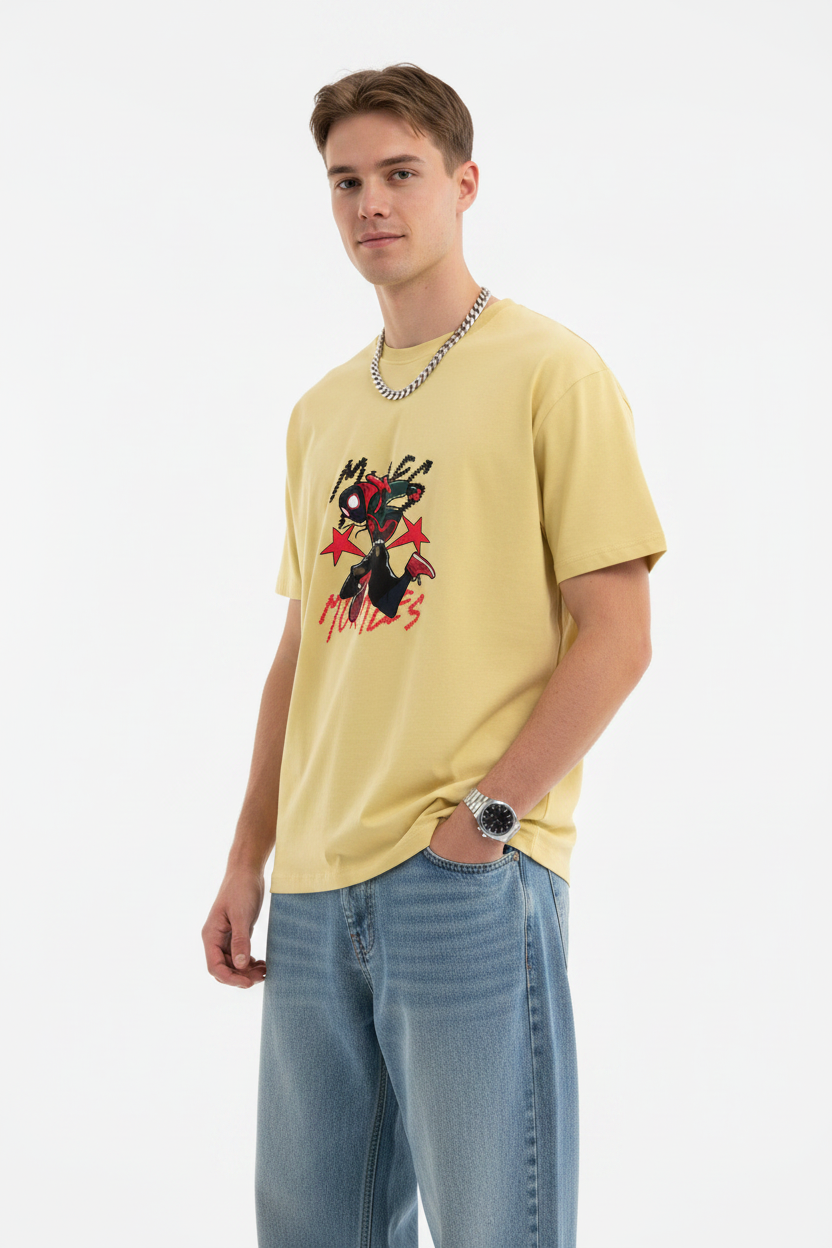 Spider-Man Miles Morales Streetwear Graphic T-shirt